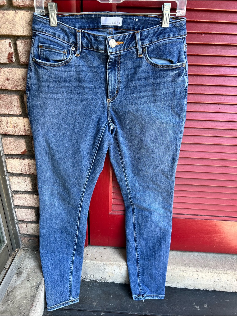 LOFT 6/28 Curvy Skinny Denim Jeans